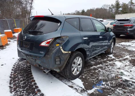 2012 Nissan Murano S из США, поврежденный, VIN JN8AZ1MW2CW206330